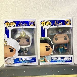 Funko POP! Disney’s (Live Action) Aladdin - Jasmine & Prince Ali / Aladdin